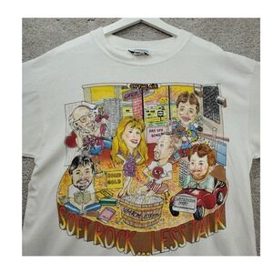 Vintage Body‎ Wrappers WARM 103 FM Radio Soft Rock T Shirt Mens One Size White